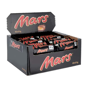Barras de Chocolate Mars, Caja de 24 Piezas (24 x 51g) - Product Image 1