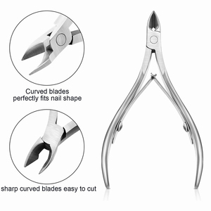 Meilleur coupe-cuticules à double ressort Coupe-cuticules haut de gamme Coupe-cuticules pour ongles Pince à ongles à pointe fine - Product Image 2