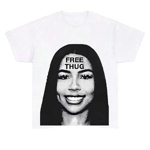 Camisetas Personalizadas DTG de Corte Holgado, Económicas, con la Mejor Tela, Impresión de Logotipo Personalizada, Algodón Ligero con Estampado Personalizado - Product Image 1