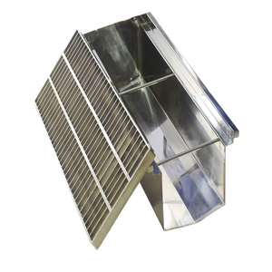 Canal de drenaje de acero inoxidable de alta calidad con sistema de drenaje de piso rentable de rejilla para uso industrial y comercial - Product Image 3