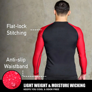 เสื้อยืดแขนยาวสำหรับออกกำลังกาย ออกแบบลายพิมพ์แบบซับลิเมชั่น เสื้อผ้าบอดี้บิลดิ้ง เสื้อผ้ากีฬา เสื้อผ้าสตรีทแวร์ เสื้อผ้ารัดรูปสำหรับผู้ชาย - Product Image 5