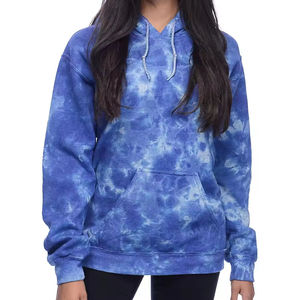 2025 New High Quality Wholesale Price Pullover Cute Designer <b>Tie</b> <b>Dye</b> <b>Hoodie</b> for Woman - Product Image 1