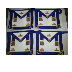 ผ้ากันเปื้อน Masonic Regalia Master Mason,บริการ OEM ODM เจ้าหน้าที่ประจำจังหวัดชุดเดรสเต็มตัวผ้ากันเปื้อนอันดับแกรนด์ - Product Image 3