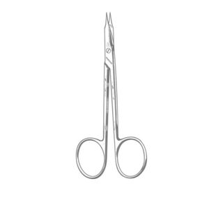 Instrumentos oftálmicos Tijeras de IRIS Curvadas 10,5 cm Tijeras de IRIS Curvadas Delicadas Tijeras de estrabismo Modelo Bonn Rectas 12 Cm - Product Image 3