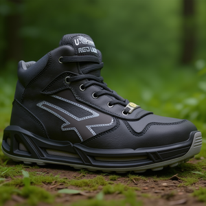 Zapatos de Seguridad, Botas de Seguridad para Alfombras, Talla 46 W.11, Negro/Gris, S3S CI FO SR ESD - Product Image 3