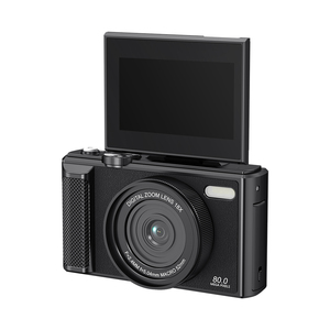 กล้องคอมแพคแบบพกพา หน้าจอ HD หมุนได้ 3 นิ้ว เลนส์ AF ซูม 18 เท่า วิดีโอ 5K ถ่ายภาพยิ้มได้ เซ็นเซอร์ CMOS ไฟ LED ในตัว - Product Image 2