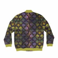 Veste réversible longue personnalisée avec impression par sublimation intégrale, motif lettres, écologique, épaisse, respirante et à séchage rapide pour l'hiver