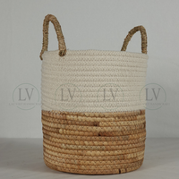 Tissé à la main nouveau design rustique coton jacinthe d'eau panier cadeau pour Ramadan Eid 2026 emballage panier cadeau en gros du Vietnam