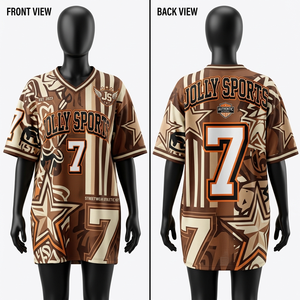 ชุดฟุตบอลหญิงสีขาวทองดำ ผ้าโพลีเอสเตอร์ตาข่าย 180 GSM พิมพ์ลายแบบ Sublimation พร้อมโลโก้สั่งทำพิเศษ - Product Image 3