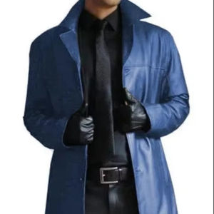 เสื้อโค้ทหนังวัวแท้คุณภาพสูงสำหรับผู้ชาย ดีไซน์ทันสมัย ปกพับได้ ผลิตโดยผู้ผลิตชั้นนำ ปรับแต่งสีได้ตามต้องการ - Product Image 5