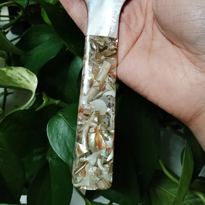 Cuillère à salade en nacre faite à la main, cuillère à dessert en nacre pour restaurant, cuisine à domicile, en provenance du Vietnam - Product Image 2