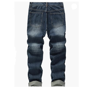 กางเกงยีนส์สกินนี่เข้ารูปสำหรับผู้ชายกางเกงยีนส์ซักกลางสไตล์วินเทจสำหรับฤดูร้อนออกแบบได้ตามต้องการ - Product Image 4