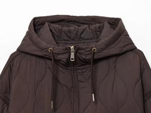 Nuevo Abrigo de Invierno con Capucha, Resistente al Frío, de Poliéster, con Ribete de Piel de Oveja, Corte Ajustado que Cubre la Cintura - Product Image 4