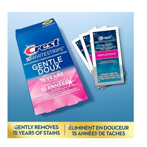 Acheter Crest 3D pour les dents sensibles Kit de bandes de blanchiment des dents 28 Bandes 14 Count Pack - Product Image 2