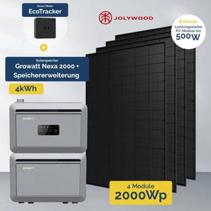 Impianto di energia da balcone da 2000W con accumulo – Growatt NEXA 2000 All-in-One & 4x Jolywood 500W - Product Image 3