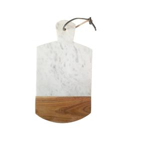 Planche à découper en bois et marbre avec matériau naturel Planche à découper de cuisine personnalisée Planche à découper en bois et bambou bon marché avec poignée - Product Image 5