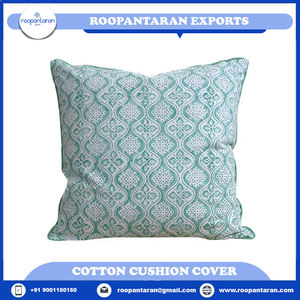 Fundas de cojín étnicas de la India 100% algodón bloque de mano impresión tubería funda de cojín impreso a mano funda de almohada al precio más bajo - Product Image 2