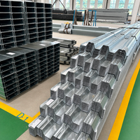Tôle de plancher en acier galvanisé de type ouvert YX35 125 750 pour la construction de dalles en béton, épaisseur personnalisable