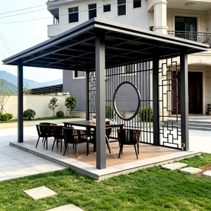 Pergola in Lega di Alluminio Personalizzata ODM, Design Moderno Antiruggine Ecologico per Giardino 3x4m, Terrazza e Balcone - Product Image 1