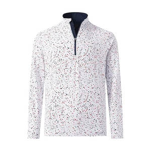 Veste de sport à demi-zip pour homme, sublimation, évacuation de l'humidité, performance, pour les sports de plein air - Product Image 1