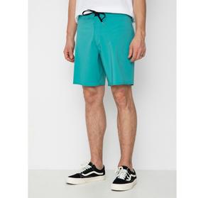 Shorts de plage pour hommes, style streetwear estival, nylon/coton, écologiques, séchage rapide, imperméables, coupe-vent, taille élastique, motif uni - Product Image 1