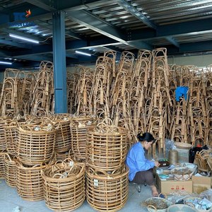 ชุดของเล่นหวายสำหรับเด็กชุดเล่นเค้กและกาแฟหวายทำจากเวียดนาม - Product Image 6