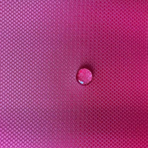 100Dx200D บิดไนลอน100% สีแดงขนาด57 "ผ้าอ๊อกซ์ฟอร์ดด็อบบี้สไตล์ PU น้ำหนักเบากันน้ำเป็นมิตรกับสิ่งแวดล้อม - Product Image 1