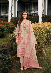 New Premium Lawn Cotton <b>Kurti</b> With exclusive Patch Work Pakistani Collection - Product Image 3