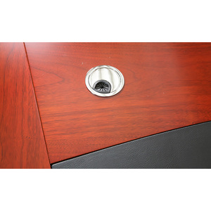 Escritorio Ejecutivo Tradicional Antiguo para Edificio de Oficinas, Lado Derecho, Hecho de Roble y MDF, 1 B, Muebles de Oficina Estilo París - Product Image 4