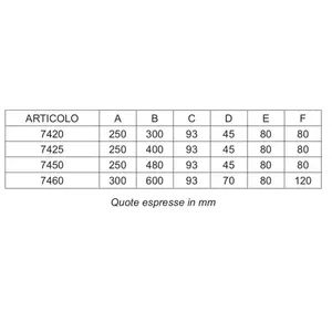 Far Tutto 300x250x80 Boîte de collecte murale encastrée rectangulaire en plastique ABS blanc pour systèmes CVC, modèle 7420 - Product Image 2