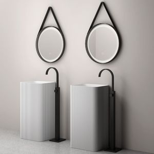 Herman 60 cm rotondo LED retroilluminato specchio con interruttore Touch dimmerabile ombra 2700-4500... - Product Image 2