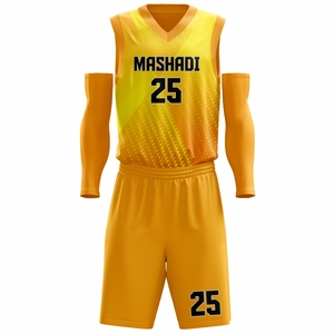 Ensembles d'uniformes de basket-ball sur mesure, respirants, grandes tailles, vente en gros, impression par transfert thermique, designs personnalisés, séchage rapide - Product Image 5