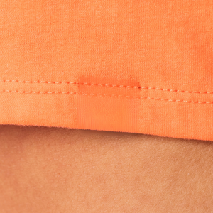 OT Muscle Tank Women’s Cropped Muscle Fit Stretch Activewear Gym Workout <b>Sleeveless</b> Tank <b>Top</b> Faded Heat Orange - Product Image 5