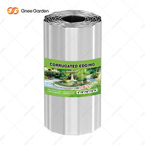 Borde Metálico de Acero Laminado en Frío Plateado de 10'*50' para Jardín, Camino y Jardín de Flores, con Fijación por Martillado - Product Image 4