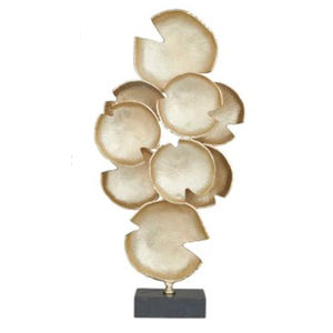 Nuevo Tazón Decorativo de Madera y Aluminio con Diseño Humano Único, Plateado, Gran Venta - Product Image 5