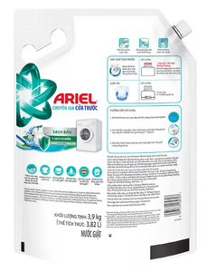 น้ำยาซักผ้าแอเรียลรุ่นพระอาทิตย์ตกดินเครื่องซักผ้าฝาหน้าน้ำหนัก3.9กก. x 4ถุงขายส่งสินค้าที่ดีที่สุดและจำหน่ายในเวียดนาม - Product Image 2