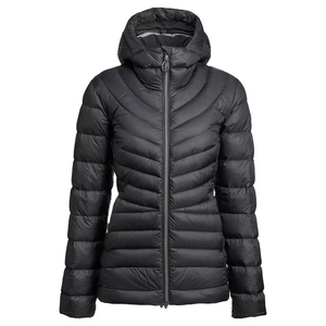 Veste d'hiver personnalisée respirante Manteau à capuche unisexe Noir solide Conception OEM Couleurs personnalisées Motifs de lettres à l'avant Premium - Product Image 1