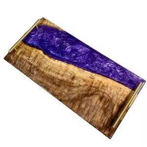 Nouveau design de plateau en bois d'acacia imprimé en émail zèbre par un fabricant professionnel plateau en bois représenté par des aliments à vendre - Product Image 5