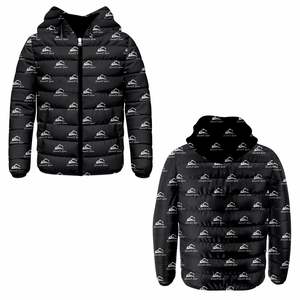 Chaqueta acolchada de burbujas con capucha de calidad superior para hombres y mujeres, ropa de abrigo cálida y elegante personalizable con cremallera para clima frío de invierno - Product Image 3