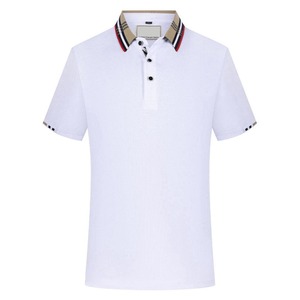 Vente en gros en ligne de chemises pour hommes en tricot uni vierges, logo brodé personnalisé - Product Image 3