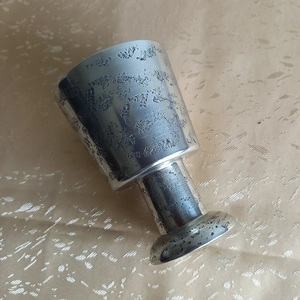 แก้วไวน์เงิน แก้วช็อตวอดก้า คุณภาพสูง หรูหรา แก้วค็อกเทลโลหะสีเงิน สำหรับงานปาร์ตี้และงานอีเว้นท์ - Product Image 6