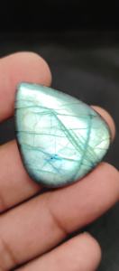 Cabujones de Labradorita Verde Natural de Alta Calidad, Piedra Preciosa en Forma de Pera - Product Image 3