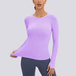 Chemises de compression pour femmes en coton vierge personnalisé uni Chemises de compression pour femmes à prix abordable - Product Image 1