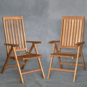 Teak Wooden <b>Reclining</b> <b>Folding</b> <b>Chair</b> for Outdoor Garden Patio or Park Foldable Furniture - Product Image 4