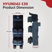 Gran interruptor maestro de energía eléctrica graduado para Hyundai I30 2013 up Drive, nuevos accesorios para ventanas de coche delanteras izquierdas