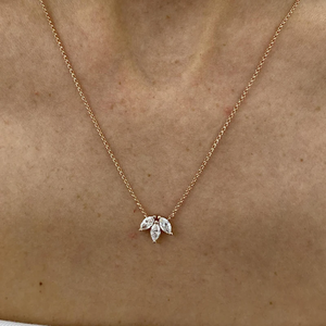 Estilo moderno IGI certificado VVS laboratorio cultivado diamante 14K oro sólido COLLAR COLGANTE cadena fina moda joyería de lujo para mujeres - Product Image 3