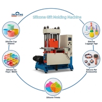 Machine de vulcanisation sous vide pour la production de cadeaux en silicone 100T certifiée CE, machine de formage de produits en silicone de niveau sécurité alimentaire