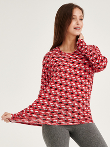 เสื้อยืดให้นมบุตรแขนยาวแบบลำลองสำหรับสตรีตั้งครรภ์ฤดูใบไม้ผลิ - Product Image 2