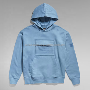 Sweat-shirts à capuche personnalisés en coton French Terry pour hommes avec grande poche, impression graphique de logo, sweat-shirts à capuche pour hommes - Product Image 3