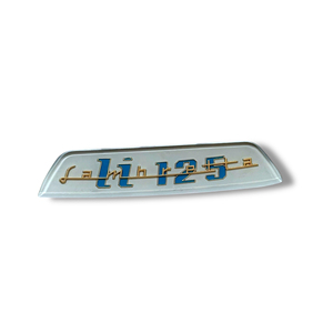 Emblema Trasero para Lambretta LI S3 'LI125', Accesorio Cromado para Motocicleta - Product Image 1